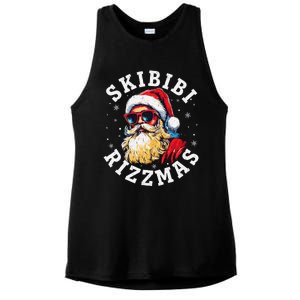 Rizzmas Christmas Rizz Santa Claus Charisma Gift Ladies PosiCharge Tri-Blend Wicking Tank