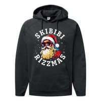 Rizzmas Christmas Rizz Santa Claus Charisma Gift Performance Fleece Hoodie