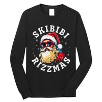 Rizzmas Christmas Rizz Santa Claus Charisma Gift Long Sleeve Shirt