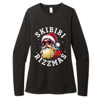 Rizzmas Christmas Rizz Santa Claus Charisma Gift Womens CVC Long Sleeve Shirt