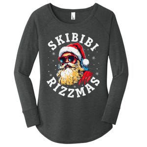 Rizzmas Christmas Rizz Santa Claus Charisma Gift Women's Perfect Tri Tunic Long Sleeve Shirt