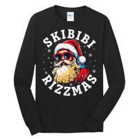 Rizzmas Christmas Rizz Santa Claus Charisma Gift Tall Long Sleeve T-Shirt