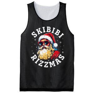 Rizzmas Christmas Rizz Santa Claus Charisma Gift Mesh Reversible Basketball Jersey Tank