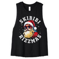 Rizzmas Christmas Rizz Santa Claus Charisma Gift Women's Racerback Cropped Tank