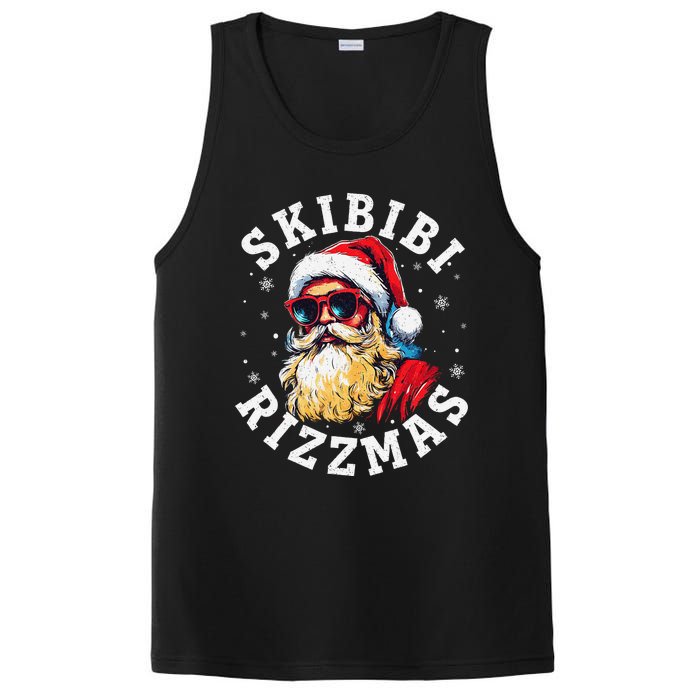 Rizzmas Christmas Rizz Santa Claus Charisma Gift PosiCharge Competitor Tank