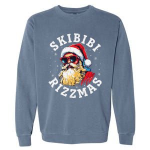 Rizzmas Christmas Rizz Santa Claus Charisma Gift Garment-Dyed Sweatshirt