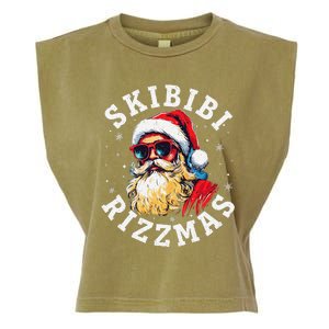 Rizzmas Christmas Rizz Santa Claus Charisma Gift Garment-Dyed Women's Muscle Tee