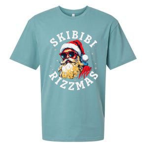 Rizzmas Christmas Rizz Santa Claus Charisma Gift Sueded Cloud Jersey T-Shirt