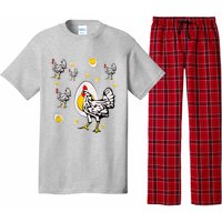 Roseanne Chicken, Retro Chickens Pajama Set