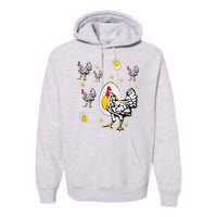 Roseanne Chicken, Retro Chickens Premium Hoodie