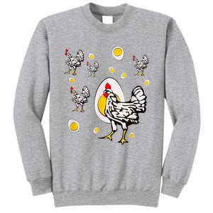 Roseanne Chicken, Retro Chickens Sweatshirt