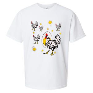 Roseanne Chicken, Retro Chickens Sueded Cloud Jersey T-Shirt