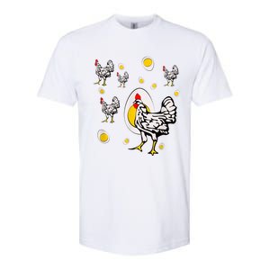 Roseanne Chicken, Retro Chickens Softstyle CVC T-Shirt