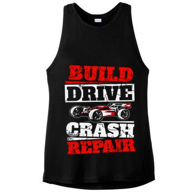 Rc Car Racing Build Drive Crash Repair Remote Control Buggy Gift Ladies PosiCharge Tri-Blend Wicking Tank