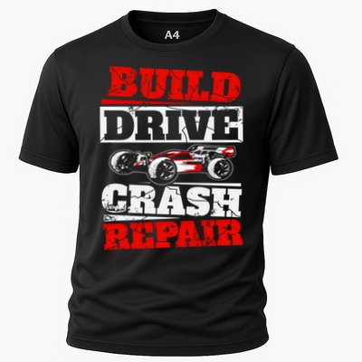 Rc Car Racing Build Drive Crash Repair Remote Control Buggy Gift Cooling Performance Crew T-Shirt