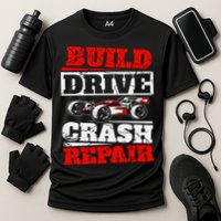 Rc Car Racing Build Drive Crash Repair Remote Control Buggy Gift Cooling Performance Crew T-Shirt