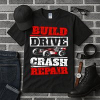 Rc Car Racing Build Drive Crash Repair Remote Control Buggy Gift Tall T-Shirt
