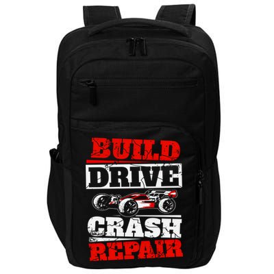 Rc Car Racing Build Drive Crash Repair Remote Control Buggy Gift Impact Tech Backpack