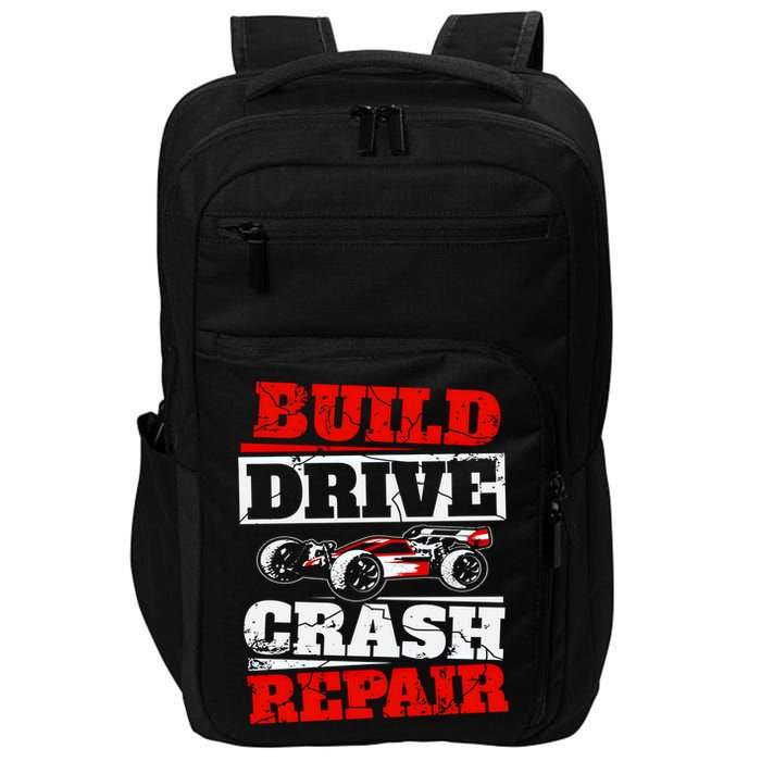 Rc Car Racing Build Drive Crash Repair Remote Control Buggy Gift Impact Tech Backpack