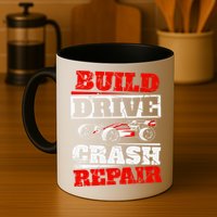 Rc Car Racing Build Drive Crash Repair Remote Control Buggy Gift Mug