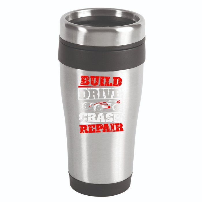 Rc Car Racing Build Drive Crash Repair Remote Control Buggy Gift 16oz Travel Tumbler