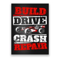 Rc Car Racing Build Drive Crash Repair Remote Control Buggy Gift Poster