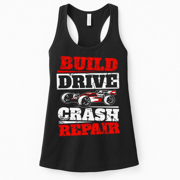 Rc Car Racing Build Drive Crash Repair Remote Control Buggy Gift Womens Tank Top