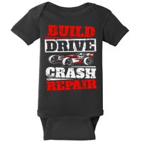 Rc Car Racing Build Drive Crash Repair Remote Control Buggy Gift Baby Bodysuit