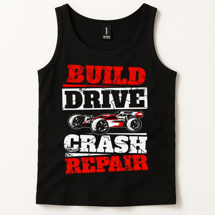 Rc Car Racing Build Drive Crash Repair Remote Control Buggy Gift Tank Top