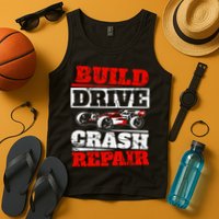 Rc Car Racing Build Drive Crash Repair Remote Control Buggy Gift Tank Top