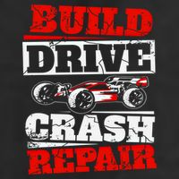 Rc Car Racing Build Drive Crash Repair Remote Control Buggy Gift Golf Towel