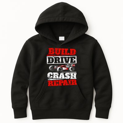 Rc Car Racing Build Drive Crash Repair Remote Control Buggy Gift Kids Hoodie