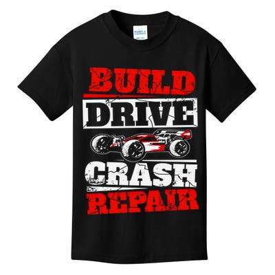 Rc Car Racing Build Drive Crash Repair Remote Control Buggy Gift Kids T-Shirt