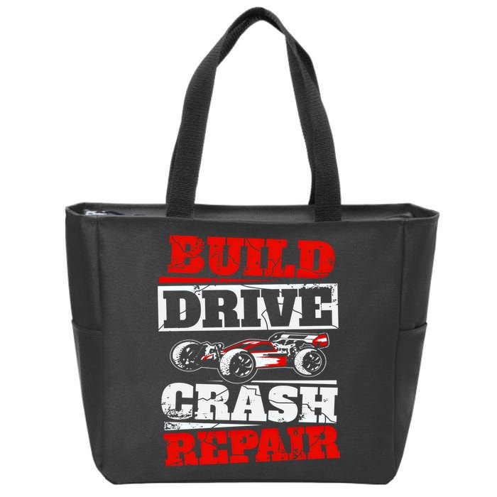 Rc Car Racing Build Drive Crash Repair Remote Control Buggy Gift Zip Tote Bag