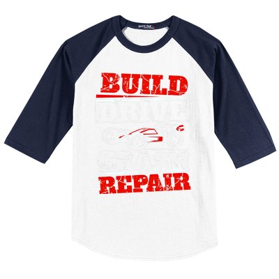 Rc Car Racing Build Drive Crash Repair Remote Control Buggy Gift Baseball Sleeve Shirt