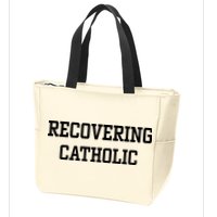 Recovering Catholic Zip Tote Bag