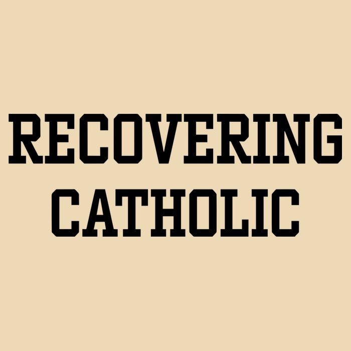 Recovering Catholic Zip Tote Bag