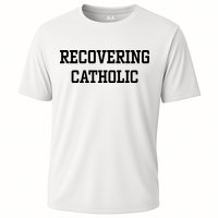Recovering Catholic Cooling Performance Crew T-Shirt