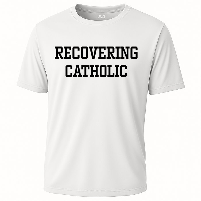 Recovering Catholic Cooling Performance Crew T-Shirt