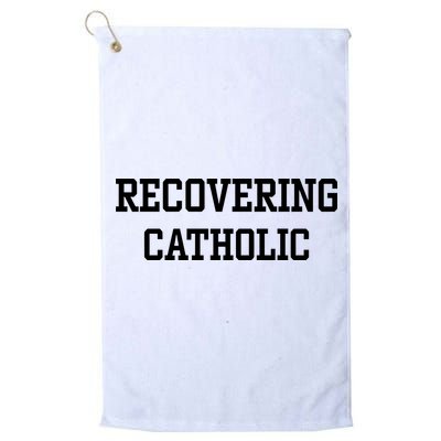 Recovering Catholic Golf Towel