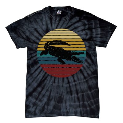 Retro Crocodile Tie-Dye T-Shirt