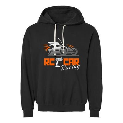 Rc Cars Racing Gift Hobby Garment-Dyed Fleece Hoodie