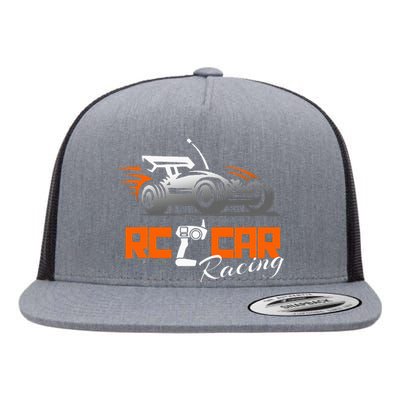 Rc Cars Racing Gift Hobby Flat Bill Trucker Hat