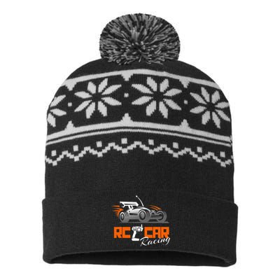 Rc Cars Racing Gift Hobby USA-Made Snowflake Beanie