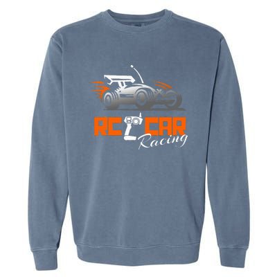 Rc Cars Racing Gift Hobby Garment-Dyed Sweatshirt