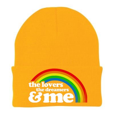 Rainbow Connection Knit Cap Winter Beanie