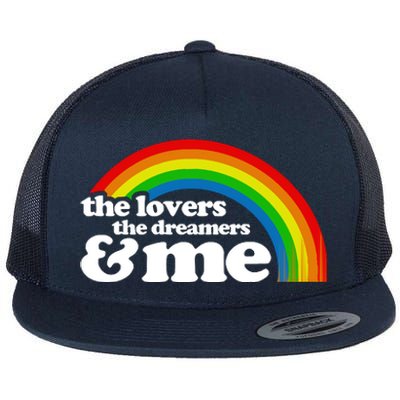 Rainbow Connection Flat Bill Trucker Hat