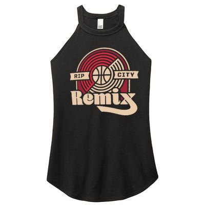 Rip City Remix Fanatics Branded Primary Women’s Perfect Tri Rocker Tank