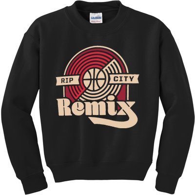 Rip City Remix Fanatics Branded Primary Kids Sweatshirt