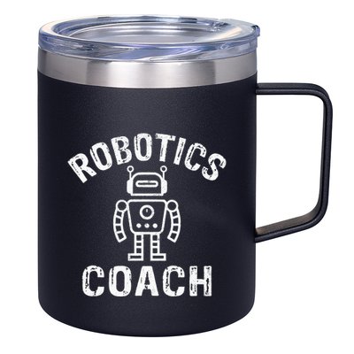 Robotics Coach 12oz Stainless Steel Coffee Mug